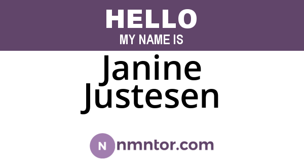Janine Justesen