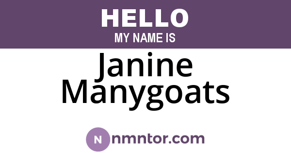 Janine Manygoats