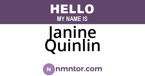 Janine Quinlin