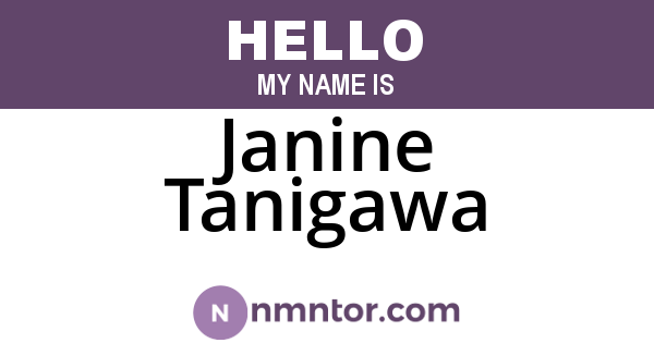 Janine Tanigawa
