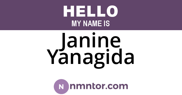 Janine Yanagida