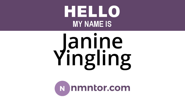 Janine Yingling