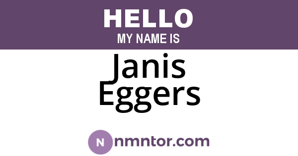 Janis Eggers