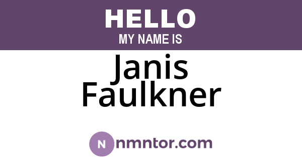 Janis Faulkner