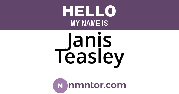 Janis Teasley