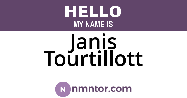 Janis Tourtillott
