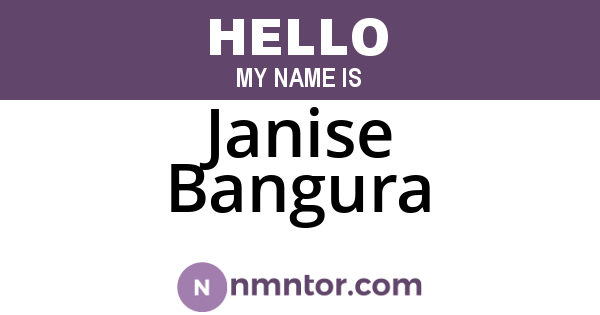 Janise Bangura