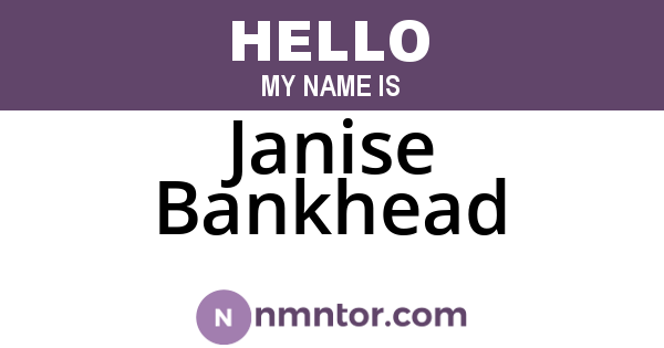 Janise Bankhead