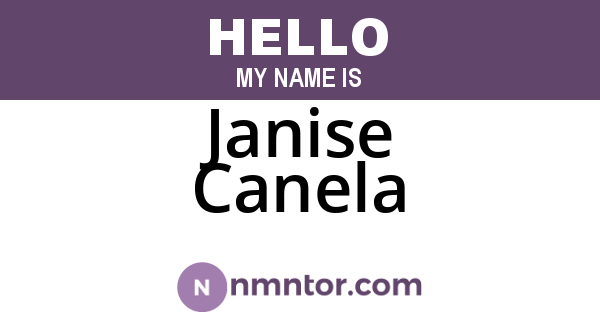 Janise Canela
