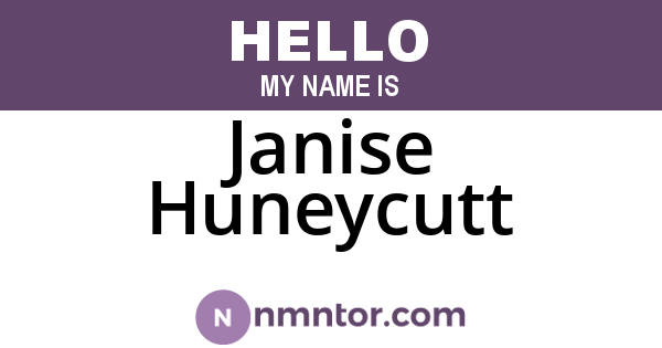Janise Huneycutt
