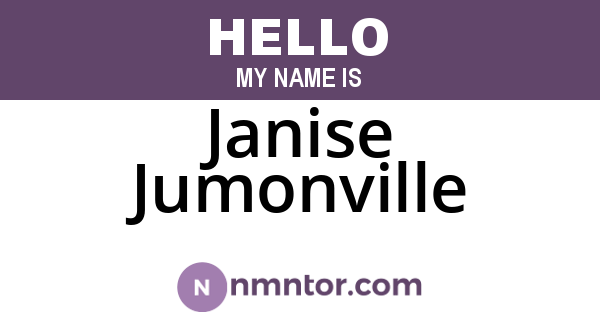 Janise Jumonville
