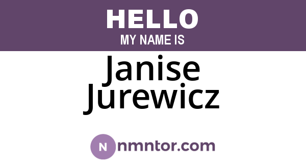 Janise Jurewicz