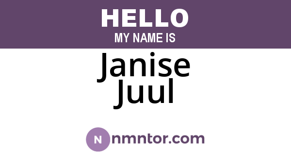 Janise Juul