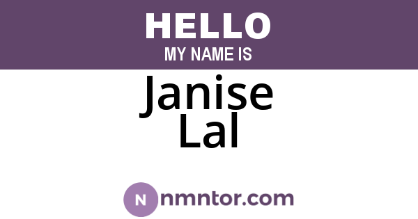 Janise Lal