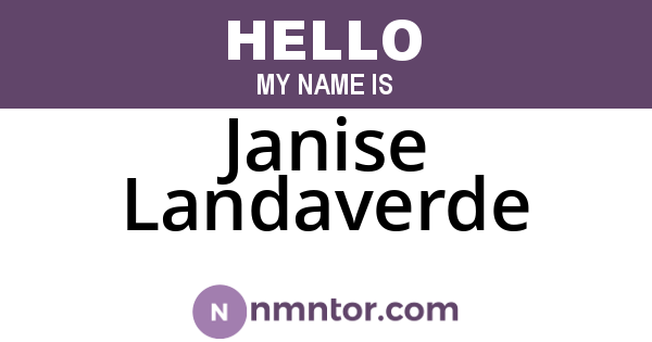 Janise Landaverde