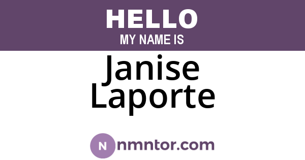 Janise Laporte