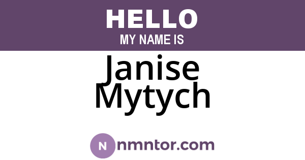 Janise Mytych
