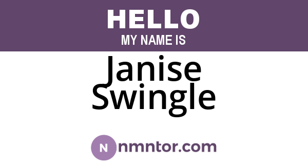 Janise Swingle