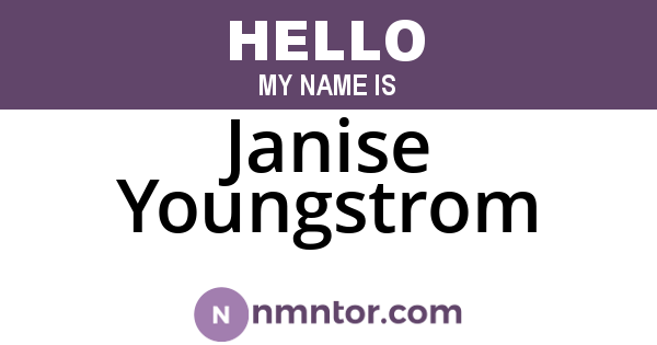 Janise Youngstrom