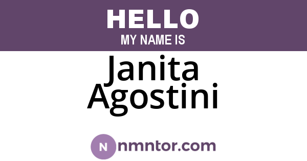 Janita Agostini