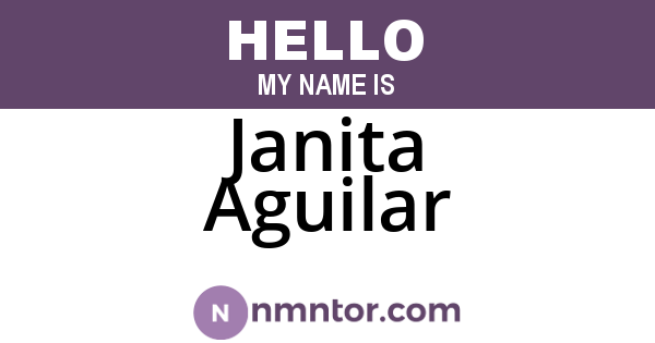 Janita Aguilar