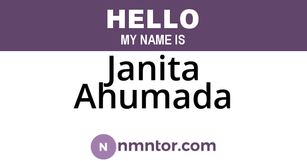 Janita Ahumada