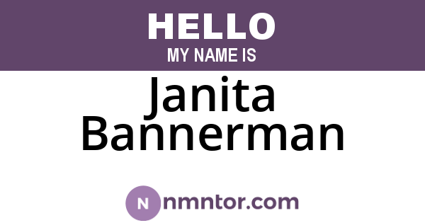 Janita Bannerman