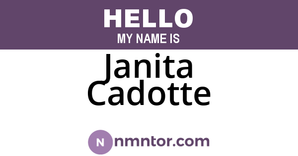 Janita Cadotte