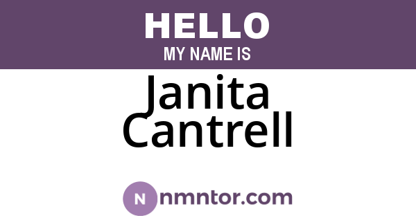 Janita Cantrell