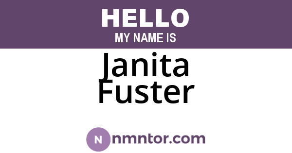 Janita Fuster