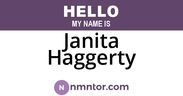 Janita Haggerty
