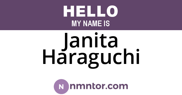 Janita Haraguchi