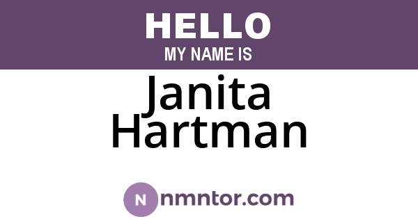 Janita Hartman