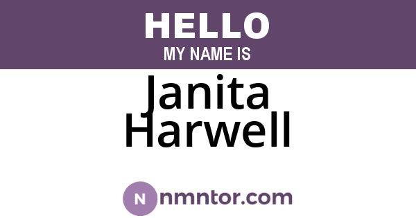 Janita Harwell