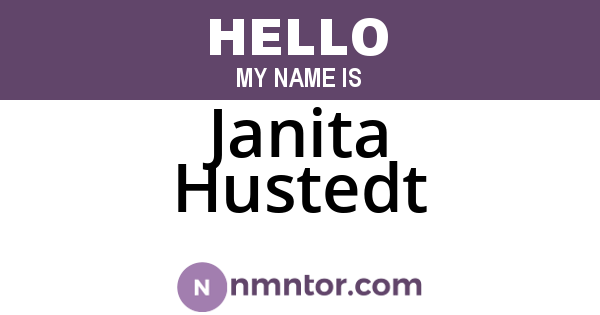 Janita Hustedt