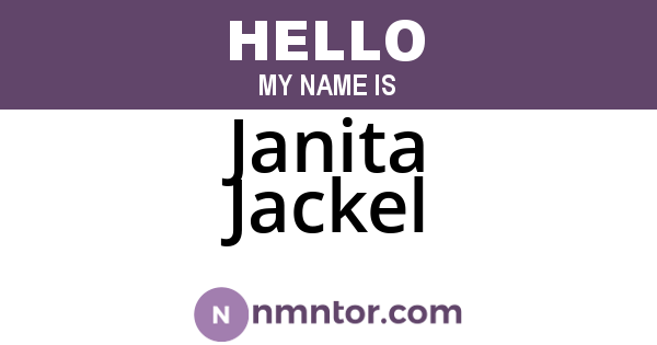 Janita Jackel