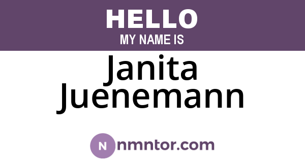 Janita Juenemann
