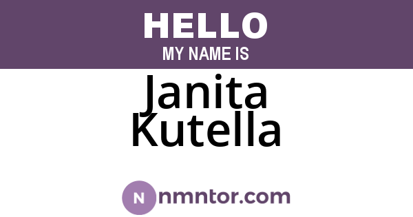 Janita Kutella