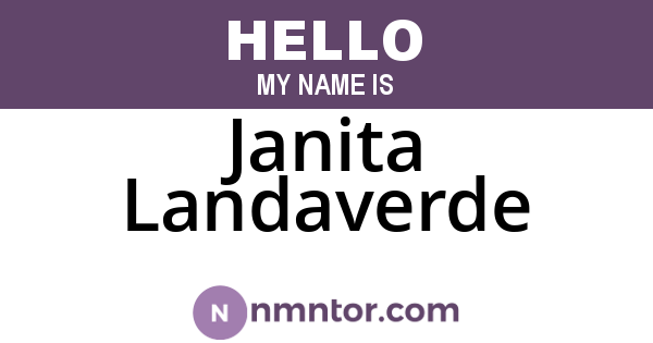 Janita Landaverde