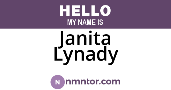 Janita Lynady