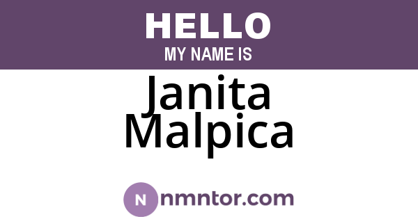 Janita Malpica