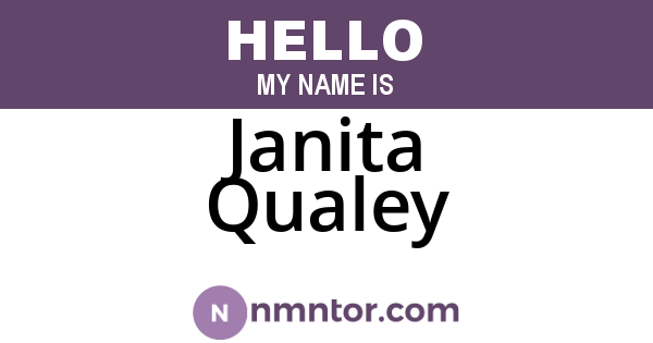 Janita Qualey