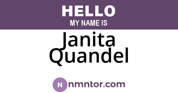 Janita Quandel