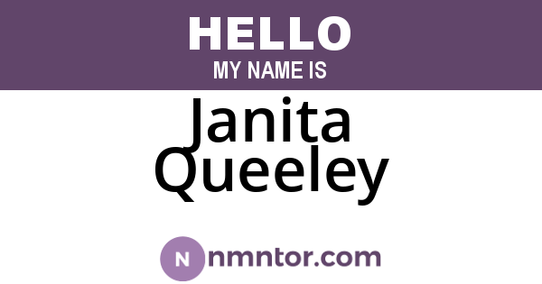 Janita Queeley