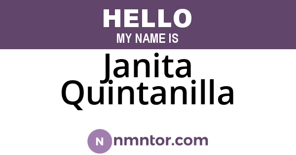 Janita Quintanilla