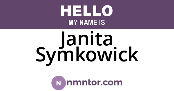 Janita Symkowick