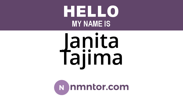 Janita Tajima