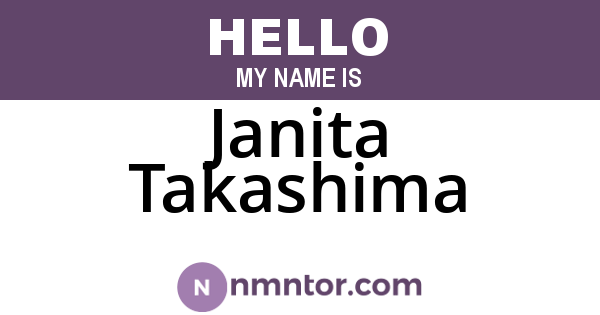 Janita Takashima