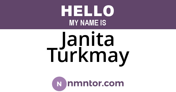 Janita Turkmay