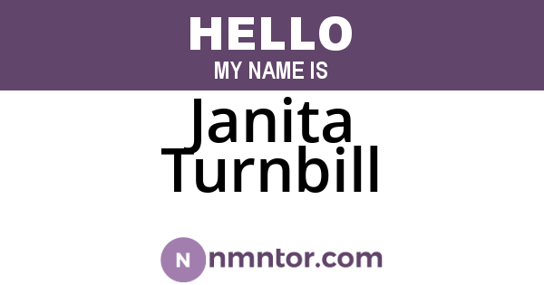 Janita Turnbill